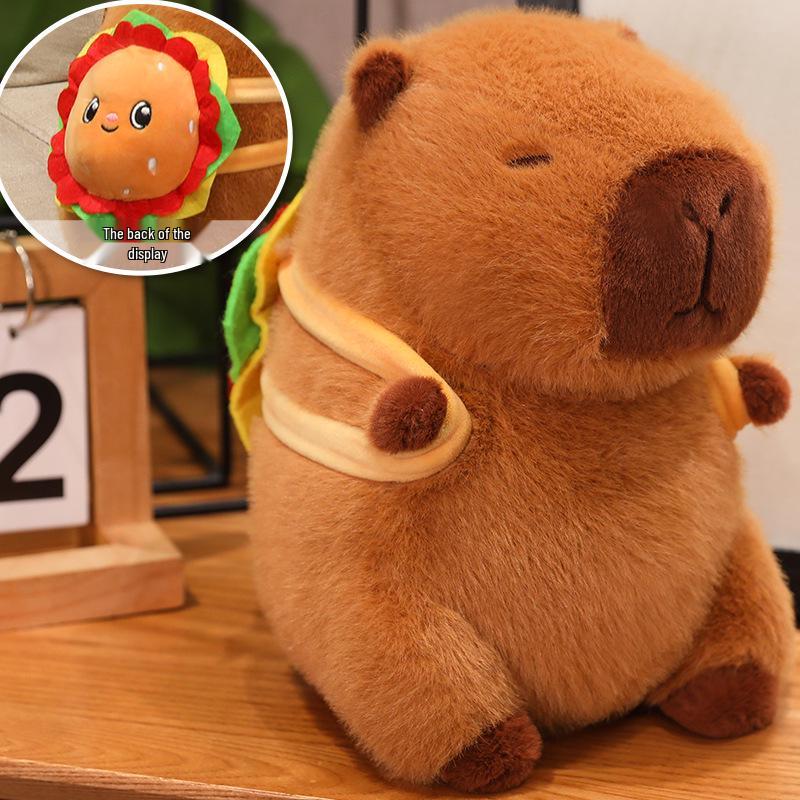 Cross-Border Capybara Plush Toy, Pillow, Keychain & Cute Pendant Gift Set