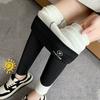 Autumn Winter Casual Women Leggings Underwear Thermal Waist Fleece Tight Warm Trousers for Women Cashmere Pants