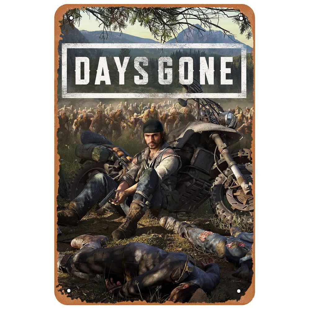 Metal Tin Signs Plaque Video Game Wall Decoration Vintage Art Posters Iron Painting for Man Cave Home Cafe Game Room Club Bar