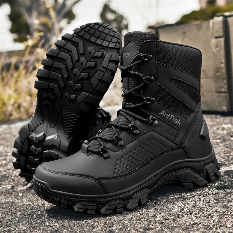 Herren Wüstenkampfstiefel, Outdoor Anti-Rutsch Taktische Stiefel, Wandern Wüste Jagdschuhe, Arbeitssicherheit Herrenstiefel, Militärstiefel