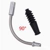 Aluminum Bicycle V Brake Noodles Bend Tube Cable Guide Rubber Head Hose Brake Bicycle Parts MTB Accessories