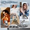 Drehbare magnetische Magsafe Halterung Hülle Für Samsung Galaxy S26 Ultra S26 Plus S26 Ring Ständer Halter Transparente Schutzhülle