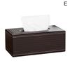 Stylish Faux Leather Napkin Holder Home Car Tissue Case Box Paper Storage Pouch