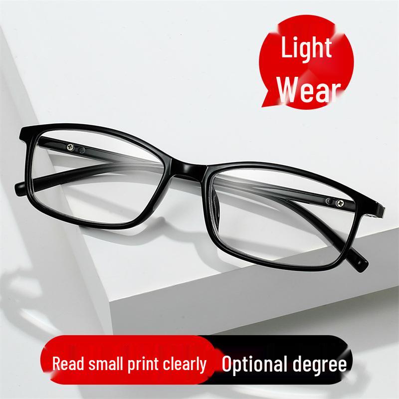 Stylish Small Frame Blue Light Blocking Reading Glasses for Seniors