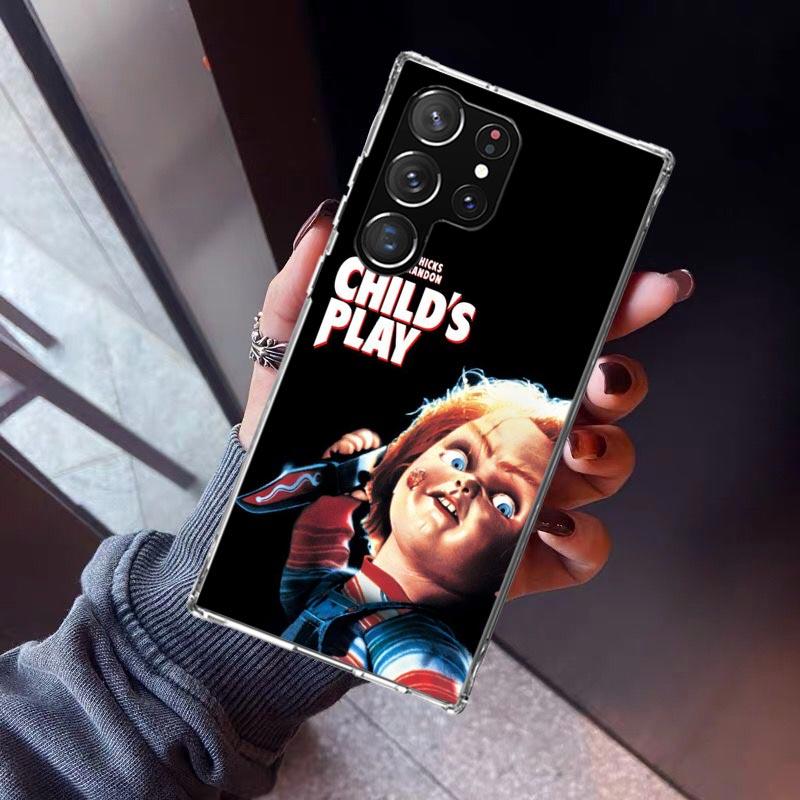 Chucky Child's Play Phone Case For Samsung Galaxy S23 S24 S25 Edge S26 Ultra S22 + S21 Plus S20 FE Cover Silicone Print Shell Ga