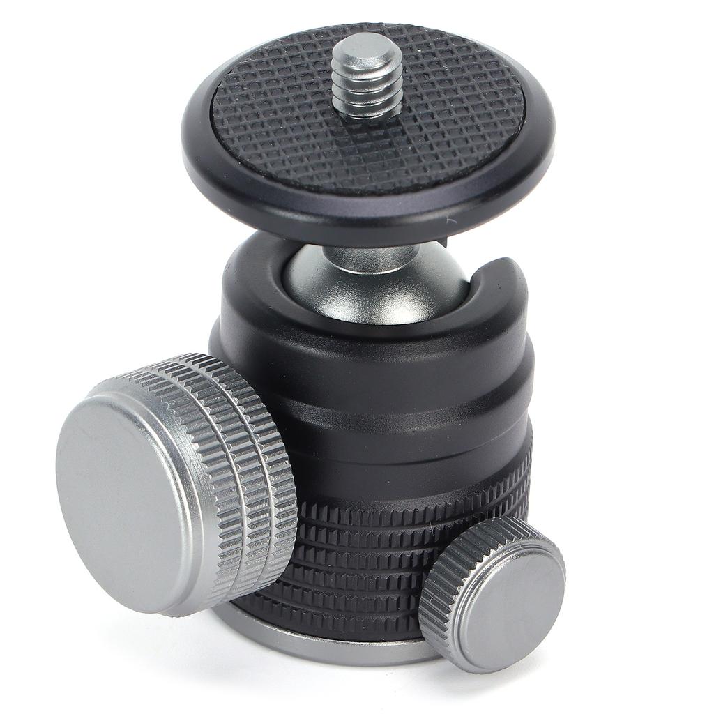 Hot Shoe Mount Adapter 360 Degree Swivel Mini Ball Head 14inch Tripod Screw Head for DSLR Camera