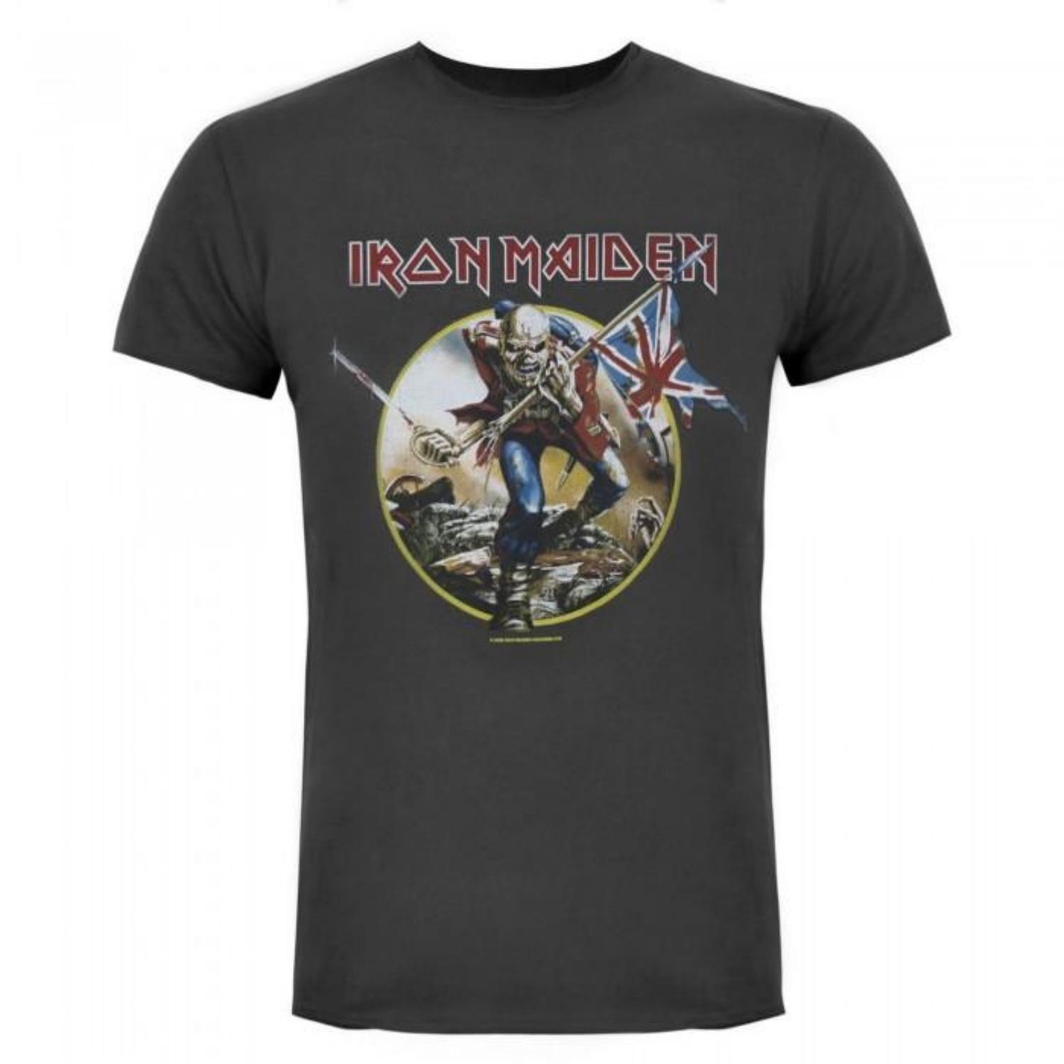 Amplified Official Mens Iron Maiden Trooper T-Shirt S разноцветный