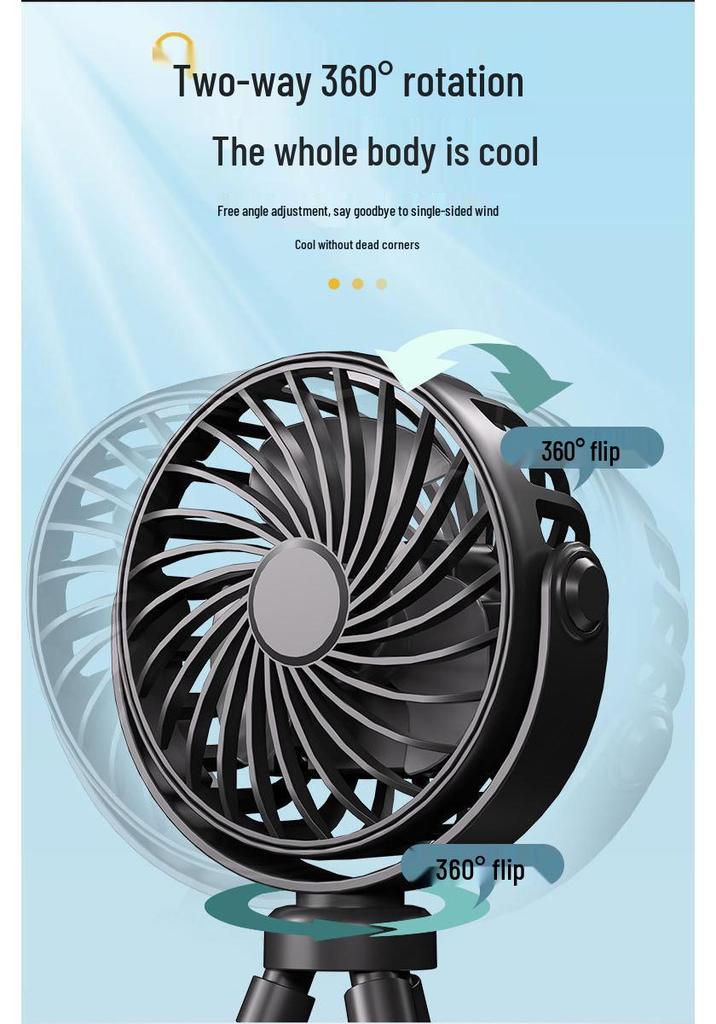 Rechargeable Mini Octopus Handheld Fan: Portable and Desktop Use