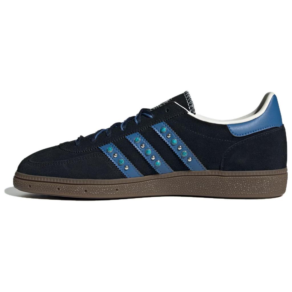 Adidas Originals Handball Spezial Comfortable Soft Thin Sole Durable Low-Top Sneakers Unisex Sneakers Black JQ9654