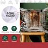 Christmas Themed Winter Street Houses Cushions Pillowcase Cushion Cover Throw Pillow Sofa Decoration Pillowcover Home Car Decor