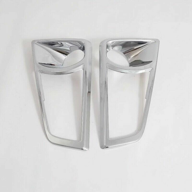 For Toyota Hiace 2019 2020 2021 ABS Chromed 1Pair Front Fog Lamp Cover Trim