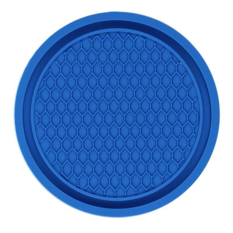 Creative Honeycomb Car Coaster: Cross-Border Multifunctional Storage with Rhinestone Anti-Slip Mat
