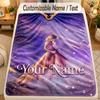 Flannel BlanketTaylor Swift Custom Name Text Personalized Soft Warm Throw Blanket Home Decor Gift