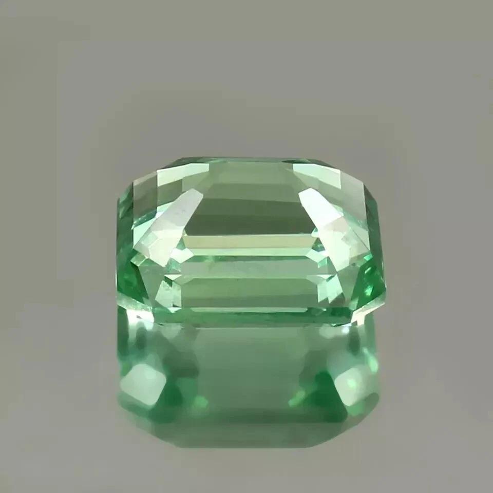 Radiant Cut Natural Amazing Green Emerald 8-10 Ct Fabulous Certified Gemstone