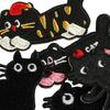 9 Pcs Kitten Embroidered Patches Sew on Patches Cartoon Cats Iron on Patches Applique Patches Animal Sewing Patches