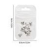 10x/Set Beautiful Butterfly Nails Art Charms 3D Alloy Bowknot Nails Charms Nails Charms Nails Supplies