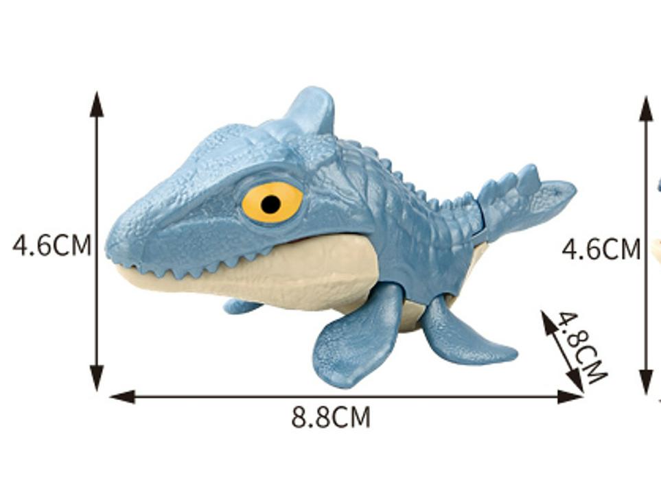 New Children's Educational Finger-Biting Dinosaur Toy Set - Blind Bag Edition