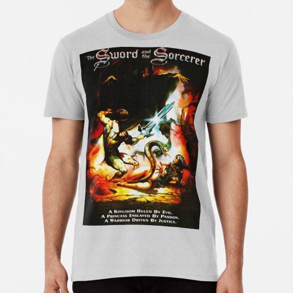

Sword and the Sorcerer Retro T-Shirt S-5XL Best T-Shirt 3XL