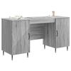 Desk Grey Sonoma 142.5 X 50 X 75 Cm Particleboard