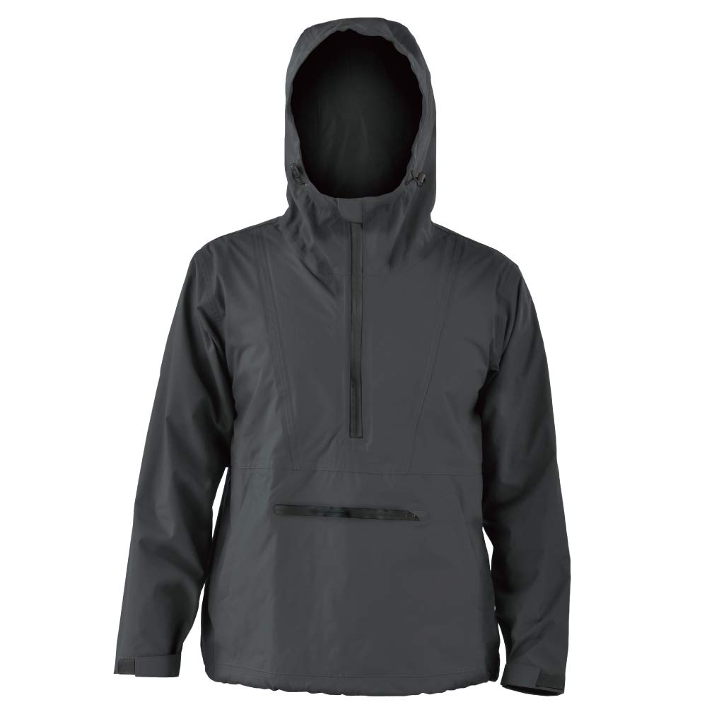 

Otafuku Glove Пуловер-дождевик с карманом для хранения, Водостойкий, Дышащий, Размер L [Водонепроницаемая сумка, 10 000 мм H2O, 3 000 г/м2-24 ч] FB-201 Черный, чёрный