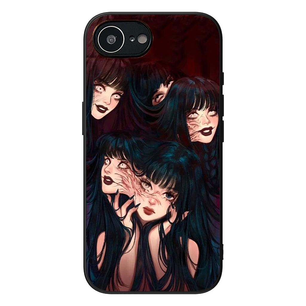 Tomie Wallpaper Junji Ito Anime Casing Cover for Apple iPhone 12 13 Mini XS 11 Pro Max 7 8 Plus XR SE 2022 SE3 + 8+ Phone Case