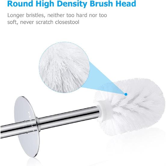Toilet Brush and Bracket Set for Bathroom Toilet Cleaning Brush Set Toilet Brush Holder