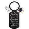 Stainless Steel Keychain for 2025 Graduation - University & High School Senior Gift in European and American Style