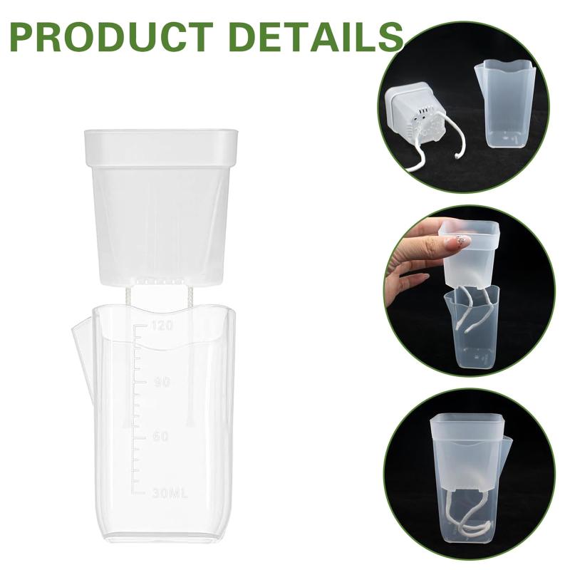 5Pcs Self Watering Plant Pots For Plants Double-Layer Flower Pots Planters With Drainage Hole Reservoir For Seedling Nursery Pot