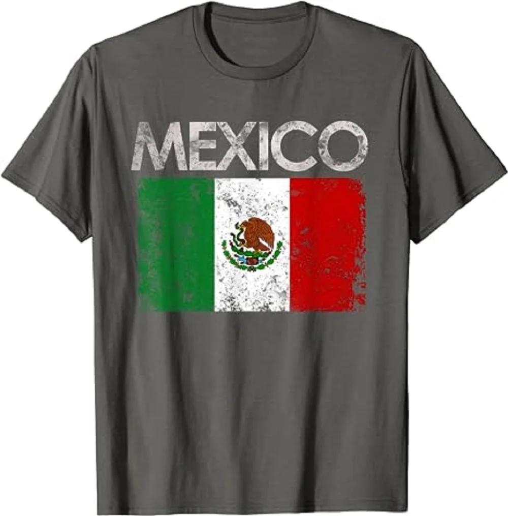 Vintage Meksyk Meksykańska Flaga Duma Prezent Koszulka