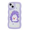 Cartoon Suitable for Iphone13promax Mobile Phone Case Apple 15 Transparent Cute Big Wave Protective Case