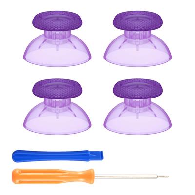 eXtremeRate 2 Pairs of Replacement Thumbsticks for Compatible with PS5 Custom Analog Stick Joystick Compatible with PS5 and PS4 All Model Controllers