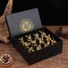 Twelve Zodiac Lead-Free Crystal Wine Glass Set - 25ml Each, Gift Box Included