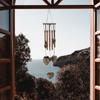 Garden Outdoor Metal Craft Wind Chimes Windbells Yard Hanging Ornament Heart Pendant