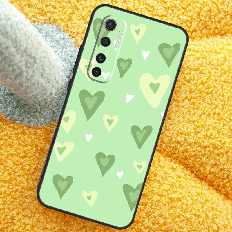 green aesthetic Case For POCO X3 X4 X5 F5 Pro M5s C40 F4 GT F3 Cover For Xiaomi 12T 11T Pro 12 13 Lite 12X