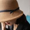 Big eaves hat women's summer small fresh versatile sun hat sun protection sun hat foldable braided hat women