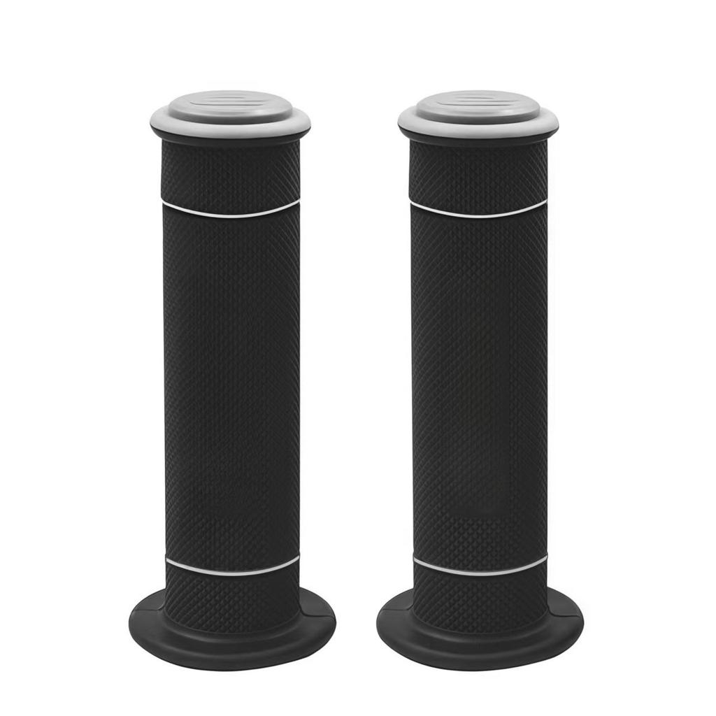 Off-Road Motorcycle Handlebar Grips with 3D Textured and Shock Absorbing Core for Improved Rider Comfort and Safety