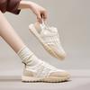 Augustus Dengde training shoes women's 2025 new summer academy style casual platform shoes Forrest Gump sports white shoes