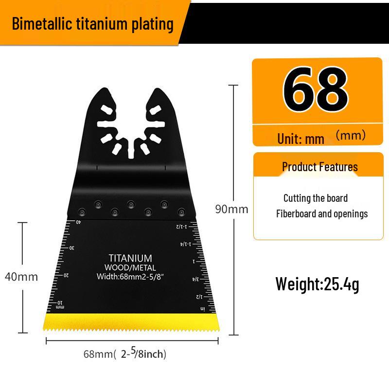 Universal Multifunctional Oscillating Saw Blade for Woodworking and Grinding
