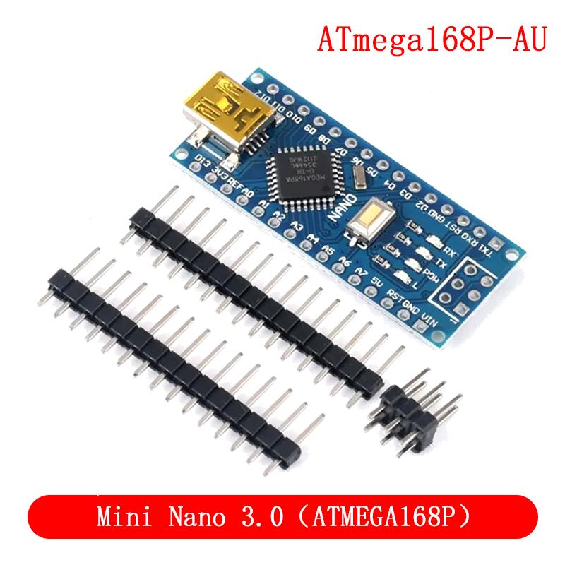 Mini / Typ-C / Micro USB Nano 3.0 Mit dem bootloader-kompatiblen Nano-Controller für Arduino CH340 USB-Treiber 16 MHz ATMEGA328P