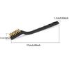 7-Inch Mini Stainless Steel Rust Brush Removal Steel Wire Cleaning Polishing Detail Metal Brush Cleaning Tool Household Kit