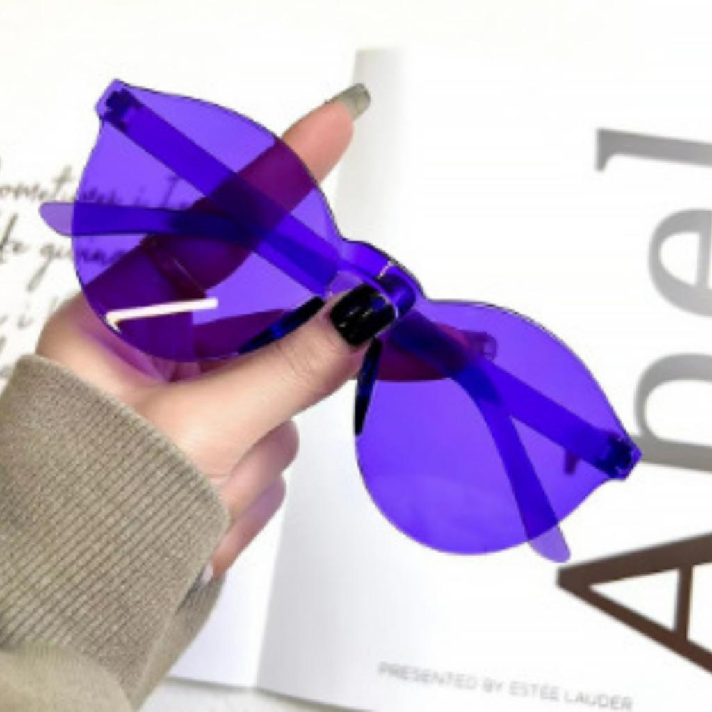 Summer New Round Frame Sunglasses Fashion Beach Jelly Color Sunglasses For Women