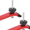 2Pcs Hold Down Clamps Quick Acting Clamp Sliding Groove Adjustable Work Positioning Aluminum Alloy