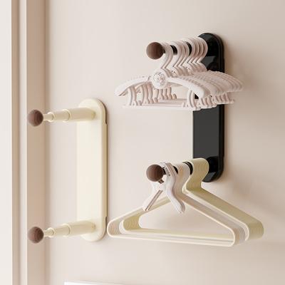 Clothing Hanger Storage Solution - No Drilling, Adjustable, Wall-mounted On Balcony, Home Clothes Drying Rack Storage Hanging Frame