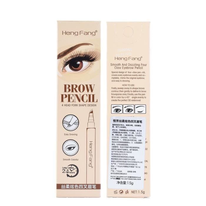 Eyebrow Pencil, Makeup Pencil Automatic Rotation Eyebrow Pencil, Waterproof Eyebrow Pencil Grey Eyebrow Pen