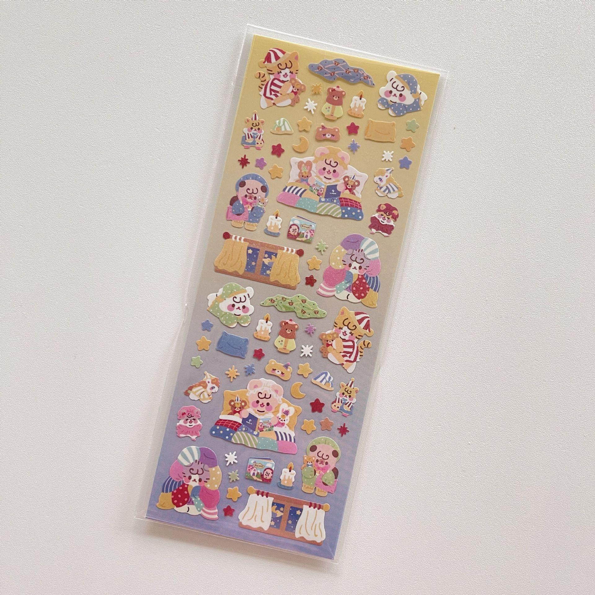 Милый мультфильм Декоративная лазерная наклейка INS Gooka Декоративная наклейка — фото 8