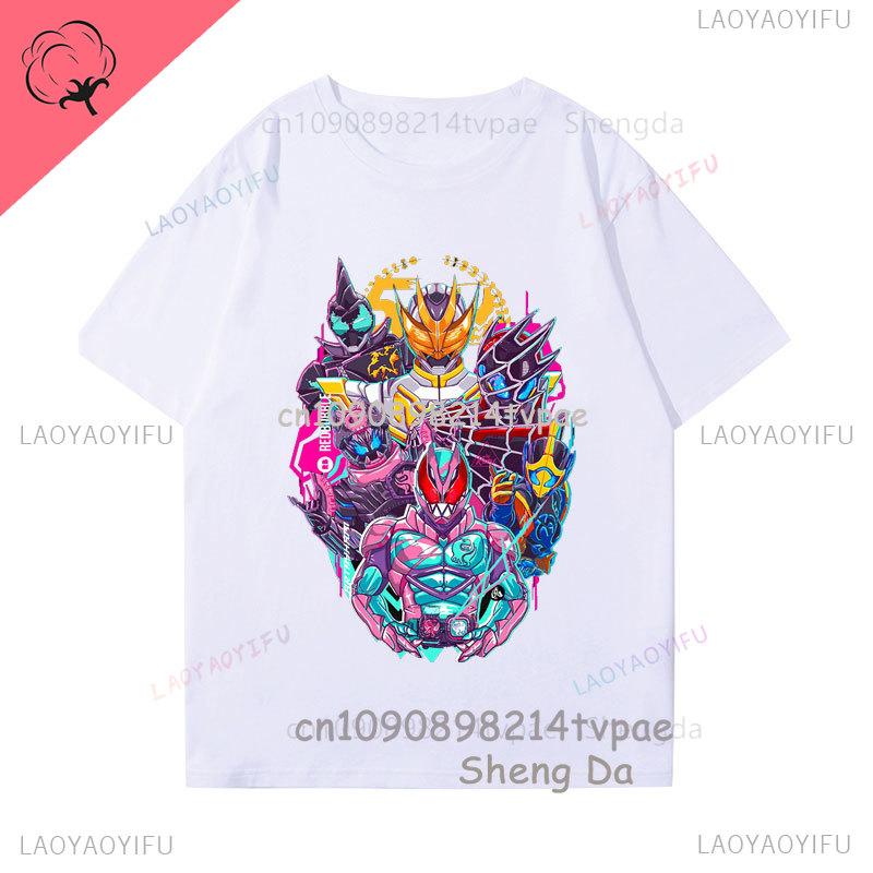 Camiseta Kaunisex Rider T Shirt Unisex Unisex Casual Cotton Crewneck Anime Print Unisexga Camisa Clothing Otaku Streetwear Anime Shirt