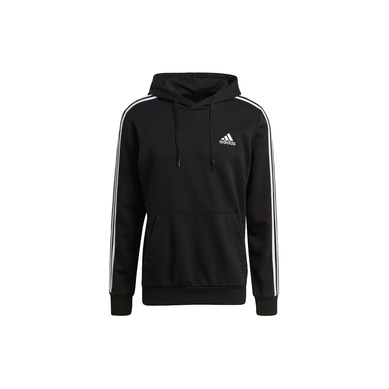 adidas Athleisure Casual Sports hooded Pullover Black Men s GK9062 S