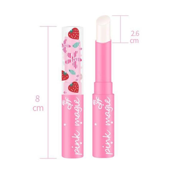 Femei Beauty Strawberry Lip Balm Ruj magic care schimbă culoarea temperaturii