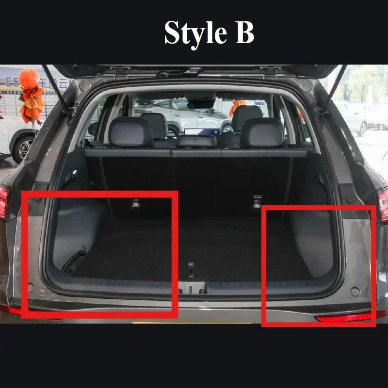 Custom For Geely EX5 Galaxy E5 Proton E.MAS 7 2024-2025 Car Boot Mat Rear Trunk Liner Cargo Leather Floor Carpet Tray Protector