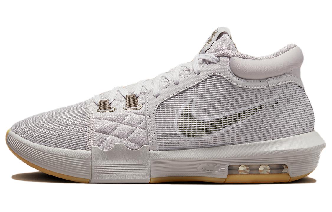 Nike LeBron Witness 8 Light Iron Ore Gum FB2239-003 40.5